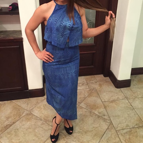 Denim Maxi Dress - Picture 3 of 5